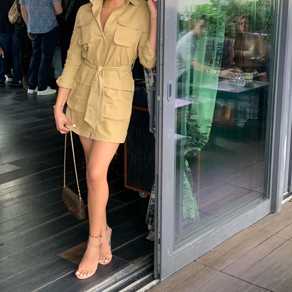 Pretty little thing cargo dress